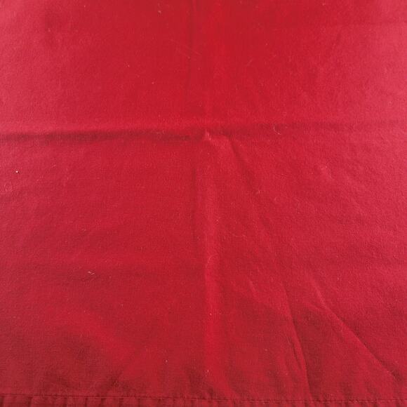 Set of 4 Red Cloth Napkins 17"x17" Solid Color Cotton Blend Dinner Table - Picture 4 of 7